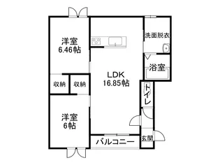 PETA FRAIF【2階】の間取り