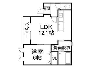 エマーブルⅣ【3階】の間取り