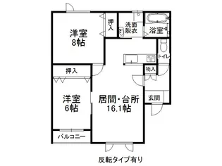 ヴィスタサⅡ【302号室】の間取り