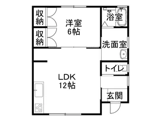 北海道帯広市西二条南35丁目【一戸建】の間取り