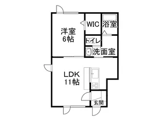 カテリーナ【2-A号室】の間取り