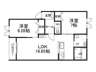 TORRENT(トレント)【2階】の間取り