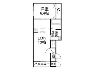 フォルテッシモ【3階】の間取り