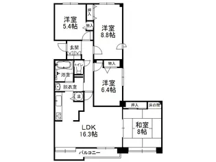 パストラルハイム公園東町【203号室】の間取り