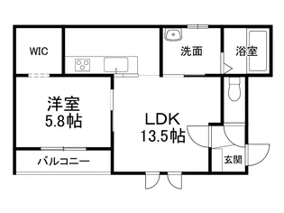 Aqua Court(アクアコート)【3階】の間取り
