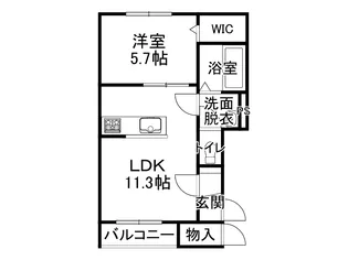 RUTILE【3階】の間取り