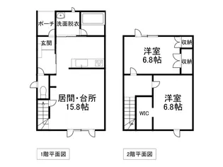 TOWN東12南5【1階】の間取り