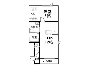 シェル・メゾンC【3階】の間取り