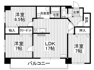 PALAZZO⑧【501号室】の間取り