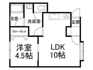 フローレンス⑤【23号室】の間取り