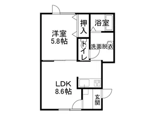 PLAIN⑬【25号室】の間取り