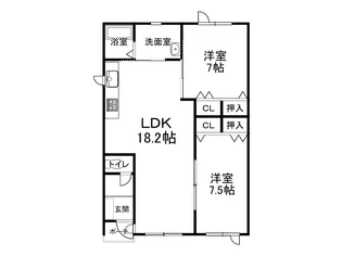 タウン31【A1号室】の間取り