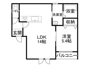 Larissa【1階】の間取り