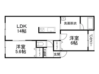 Stella【305号室】の間取り