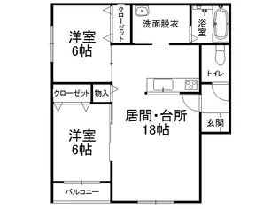 MERMAID【3階】の間取り