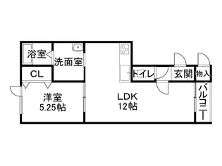 TIAD【103号室】の間取り