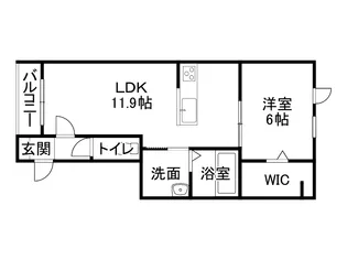 East GardenⅩ【2階】の間取り