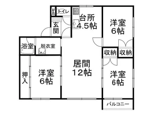 エスペラントⅡ【301号室】の間取り