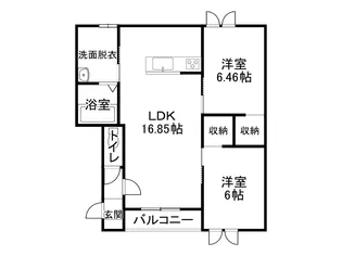 PETA FRAIF【1階】の間取り