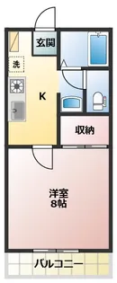 メゾンMINORI【S2号室】の間取り