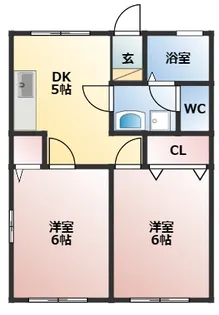 さくらハイツ【1階】の間取り