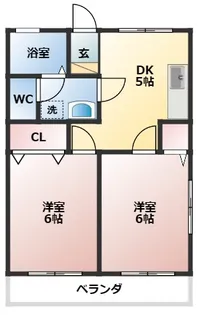 さくらハイツ【201号室】の間取り