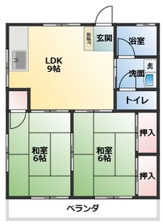 志賀ハイツ【201号室】の間取り