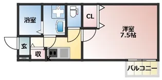 Ours Lavande(ウルス ラヴァンド)【1階】の間取り