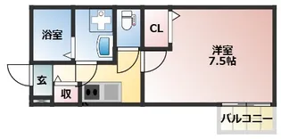 Ours Lavande(ウルス ラヴァンド)【2階】の間取り