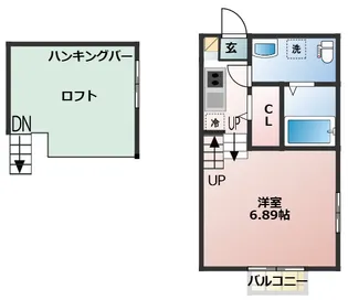 仮称)chaletプラス花園新築工事【1階】の間取り