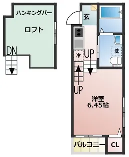 chalet 涼風テラス【1階】の間取り