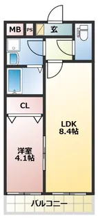 Sereno Palazzo 【302号室】の間取り