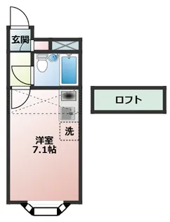 ベルピア常盤平11-2【101号室】の間取り