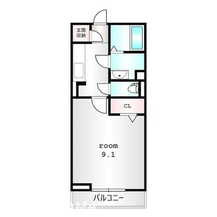 サントリーニ【3階】の間取り