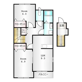 フェリス【202号室】の間取り