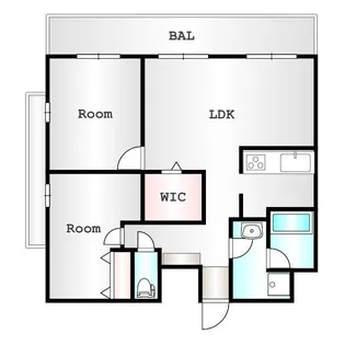 アーバンポイント高崎【7階】の間取り