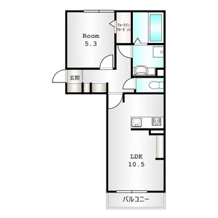 メゾンレジデンス【1階】の間取り