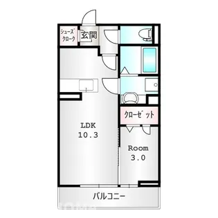ステンルークス【2階】の間取り