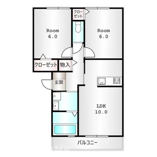 エステイトZEN C【2階】の間取り