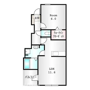 カーサ リリー【1階】の間取り