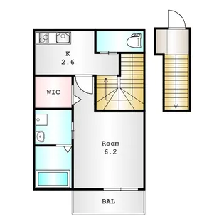 MKcourt 【203号室】の間取り