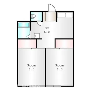 松井ハイツ【1階】の間取り