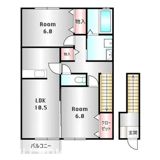 セレーナ【2階】の間取り