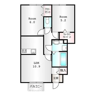 サンライトレジデンス II B【1階】の間取り