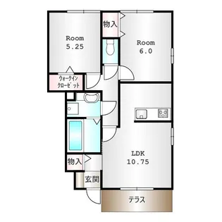メゾン・ド・ミッシェル【1階】の間取り