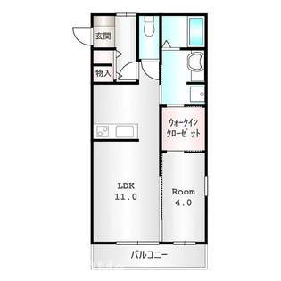 ボンヌ・シャンス【3階】の間取り