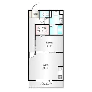 リビオンH&M Ⅱ【3階】の間取り