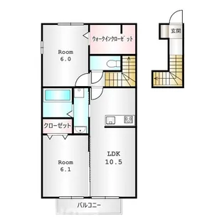 ピスタ【2階】の間取り