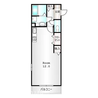 オー・ピュール A【2階】の間取り