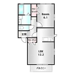 わかばハイムA棟【2階】の間取り